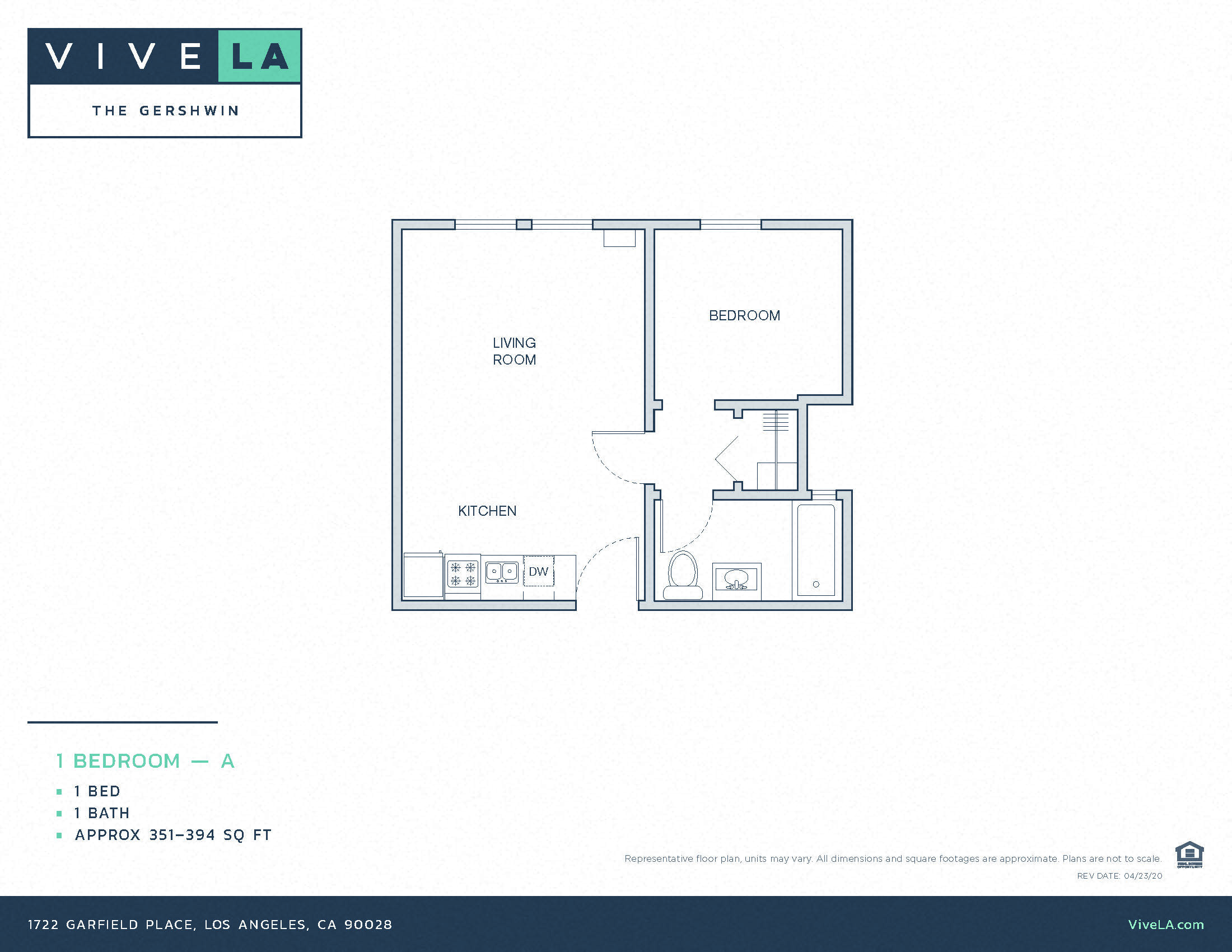 The floor plan for unit 05
